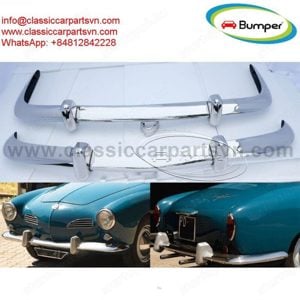 Volkswagen Karmann Ghia Euro style bumpers (1955   1966) by stainless steel new