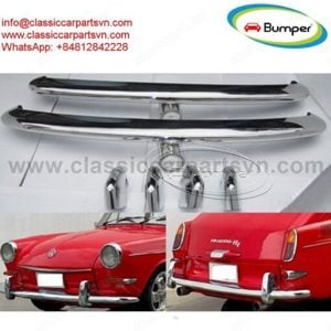 Volkswagen Type 3 bumpers year (1963-1969) by stainless steel new