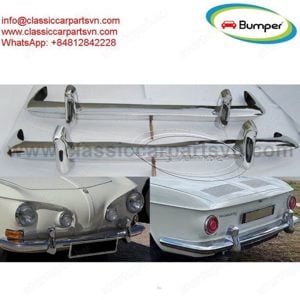 Volkswagen Karmann Ghia T34 (1962-1965) bumpers by stainless steel new 