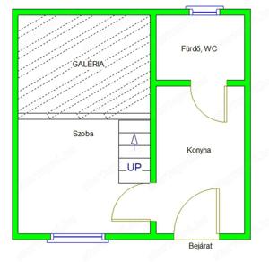 Kiadó galériás garzon Budapest VI. kerületében  Rózsa utcában. - kép 15