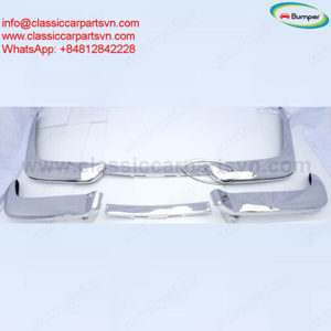 Volvo P1800 Jensen Cow Horn (1961-1963) bumpers by stainless steel new   - kép 3