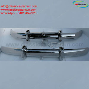 Volvo PV 444 (1947-1958) bumpers with bullhorns overriders by stainless steel  - kép 2
