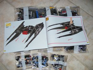 Lego komp. Star Wars Kylo Ren 75179 Tie Fighter Lepin ÚJ - kép 4