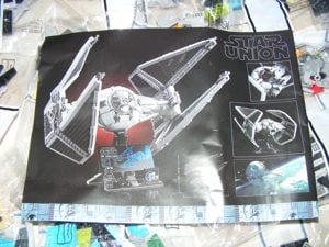 Lego komp. Star Wars 75382 Tie Interceptor Elfogóvadász UCS Lepin ÚJ - kép 5