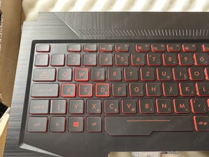  Asus FX504 FX504GD világítós magyar billentyűzet komplett 90NR00J1-R31HU1  - kép 4