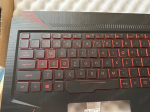 Asus FX504 FX504GD világítós angol billentyűzet komplett 90NR00J2-R31UI1 - kép 4