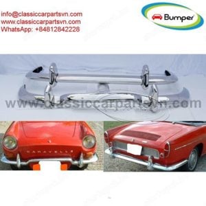 Renault Caravelle and Floride, coupé and cabrio (1958-1968) bumpers with over riders Renault Caravel