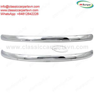 VW Beetle blade style (1955-1972) bumpers by stainless steel new - kép 2