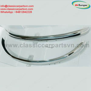 VW Beetle blade style (1955-1972) bumpers by stainless steel new - kép 4