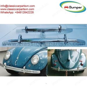 VW Beetle Split year (1950   1953) bumpers by stainless steel new