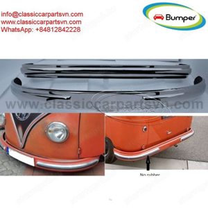 Volkswagen Split Screen T1 bus from 1950-1957 bumpers by stainless steel new - kép 1