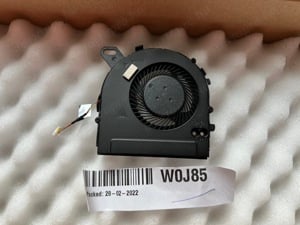 Dell Inspiron 7560 ventilátor Vostro 5468 5568 ventilátor fan W0J85 0W0J85 DC28000ICR0