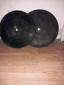 Gumírozott vas súlytárcsák (2x15kg)