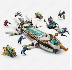 Lego komp. Ninjago 71756 Hydro Bounty  Vízi fejvadász hajó Lepin ÚJ - kép 2