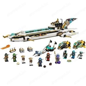 Lego komp. Ninjago 71756 Hydro Bounty  Vízi fejvadász hajó Lepin ÚJ - kép 1