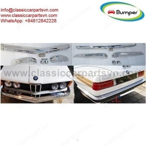 BMW E21 bumpers full set new (1975-1983) by stainless steel new - kép 1