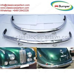 BMW 501 502 bumpers full set by stainless steel new  - kép 3