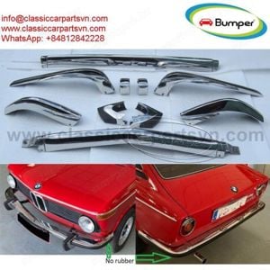 BMW 15  bumpers (1971-1976) by stainless steel new 