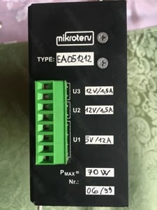 Tápegység 2x12V 1,5A ; 5V 12A