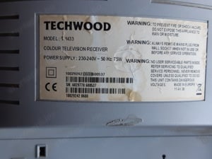 Techwood  T1433 hagyományos kis TV működő - kép 2