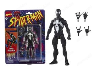 Hasbro Legends Black Costume Spider-Man Symbiote Spider-Man figura 