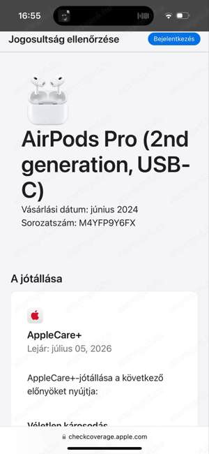 Airpods pro 2 vezeték nélküli fülhallgató  - kép 4