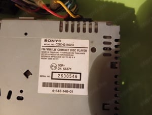 Sony cdx-g1102u autórádió eladó - kép 3