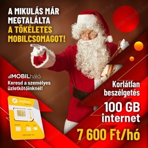 Mikulás már megtalálta a kedvező mobilcsomagot