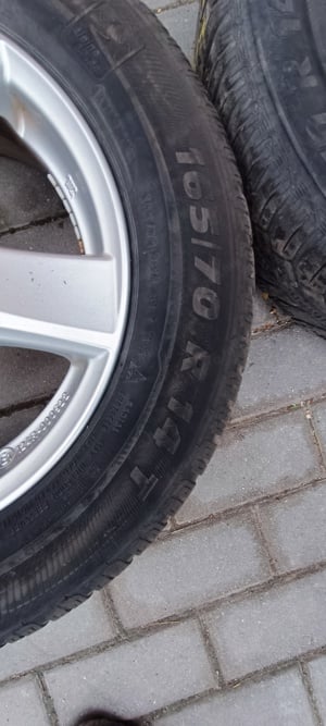 14" VW alufelni téli gumival - kép 6