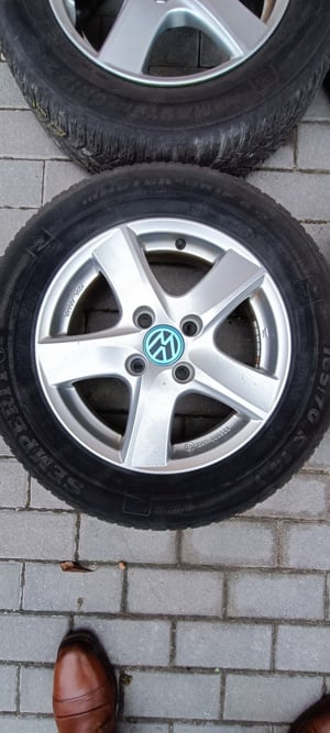 14" VW alufelni téli gumival - kép 4