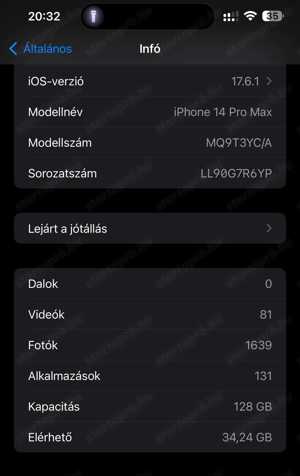 Iphone 14 Pro max 128 Gb (Lila) - kép 6