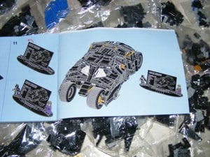 Lego komp. Super Heroes Tumbler 76023 76240 Batmobil 1869db Lepin ÚJ - kép 7