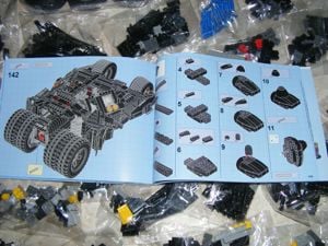 Lego komp. Super Heroes Tumbler 76023 76240 Batmobil 1869db Lepin ÚJ - kép 10