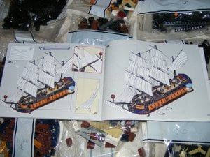 Lego komp. Karib tenger kalózai kalóz 10210 Imperial Flagship hajó 3580db ÚJ - kép 13