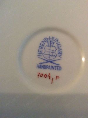 Herendi váza indiai kosármintás - kép 4