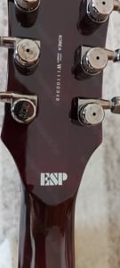 ESP LTD EC-1000 QM Deluxe See Thru Black Cherry elektromos gitár - kép 8