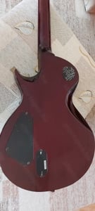 ESP LTD EC-1000 QM Deluxe See Thru Black Cherry elektromos gitár - kép 6