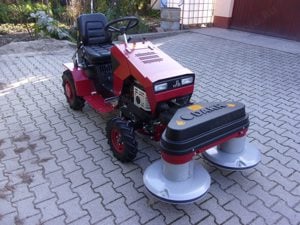 16 LE-s Briggs motoros, Panter FD-5 fűkaszáló traktor, cseh gyártmány! - kép 6