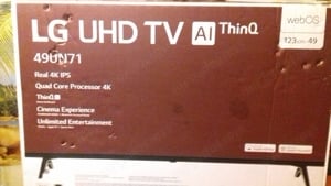 LG UHD tv 123cm