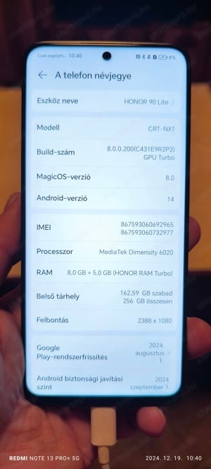 Honor 90 5G Lite 8Gb 256Gb - kép 4