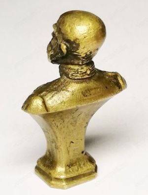 Ferenc József mellszobor - bronz figura miniatúra. - kép 2