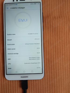 Független, Huawei Y6, LTE, DualSIM-es belépőszintű okostelefon - kép 4