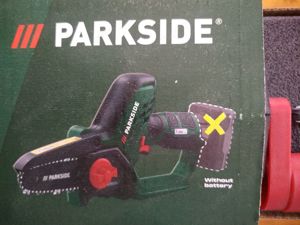 Parkside pghsa 12 Volt akkus láncfűrész cserjevágó új bontatlan akku és töltő nélkül, új, 3 év gari - kép 6