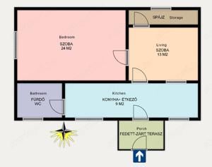 Kiskunhalas Felsővárosban 50 m2 -es kis ház   kis udvarral eladó! - kép 2