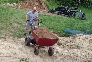 15,5 LE-s Cseh gyártmányú Dakr Panter KOR 220 minidömper szenzációs áron - kép 3