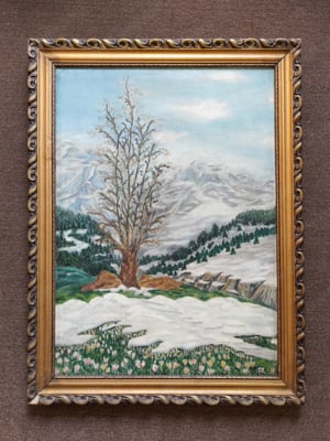 KATZ 934 tájkép - olaj, karton 53 x 73 cm - kép 2