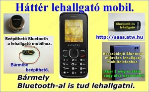   Lehallgató Mobiltelefonnal és Bluetooth-al is.  - kép 8