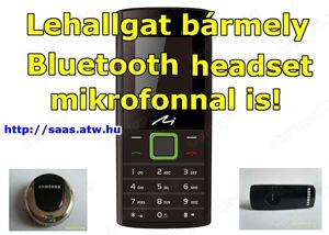   Lehallgató Mobiltelefonnal és Bluetooth-al is.  - kép 9