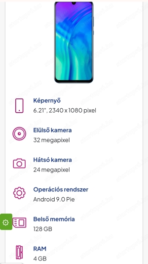 Eladó Huawei Honor 20 Lite újszerű telefon - kép 2