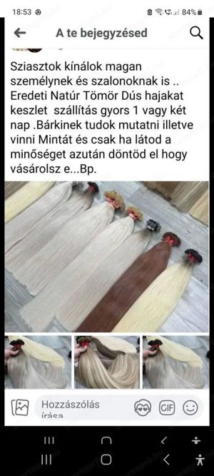 Jo minőségű emberi haj  - kép 2